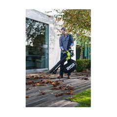 Ryobi One+ OBV18 Electric Leaf Blower & Garden Vacuum - Powerful, Lightweight, No Battery Included - SKU 4892210157904